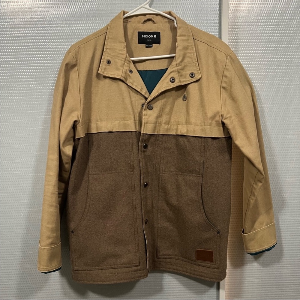 Nixon Men's Tan and Brown Jacket